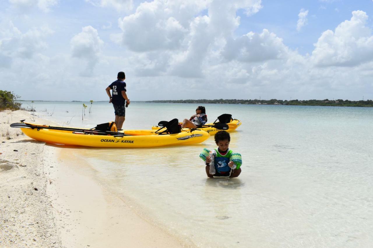 Casa Maya Blue Bacalar Ngoại thất bức ảnh